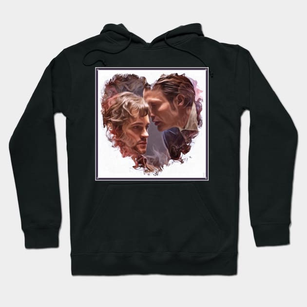 Hannigram Smoke and Lies Will and Hannibal Hoodie by OrionLodubyal